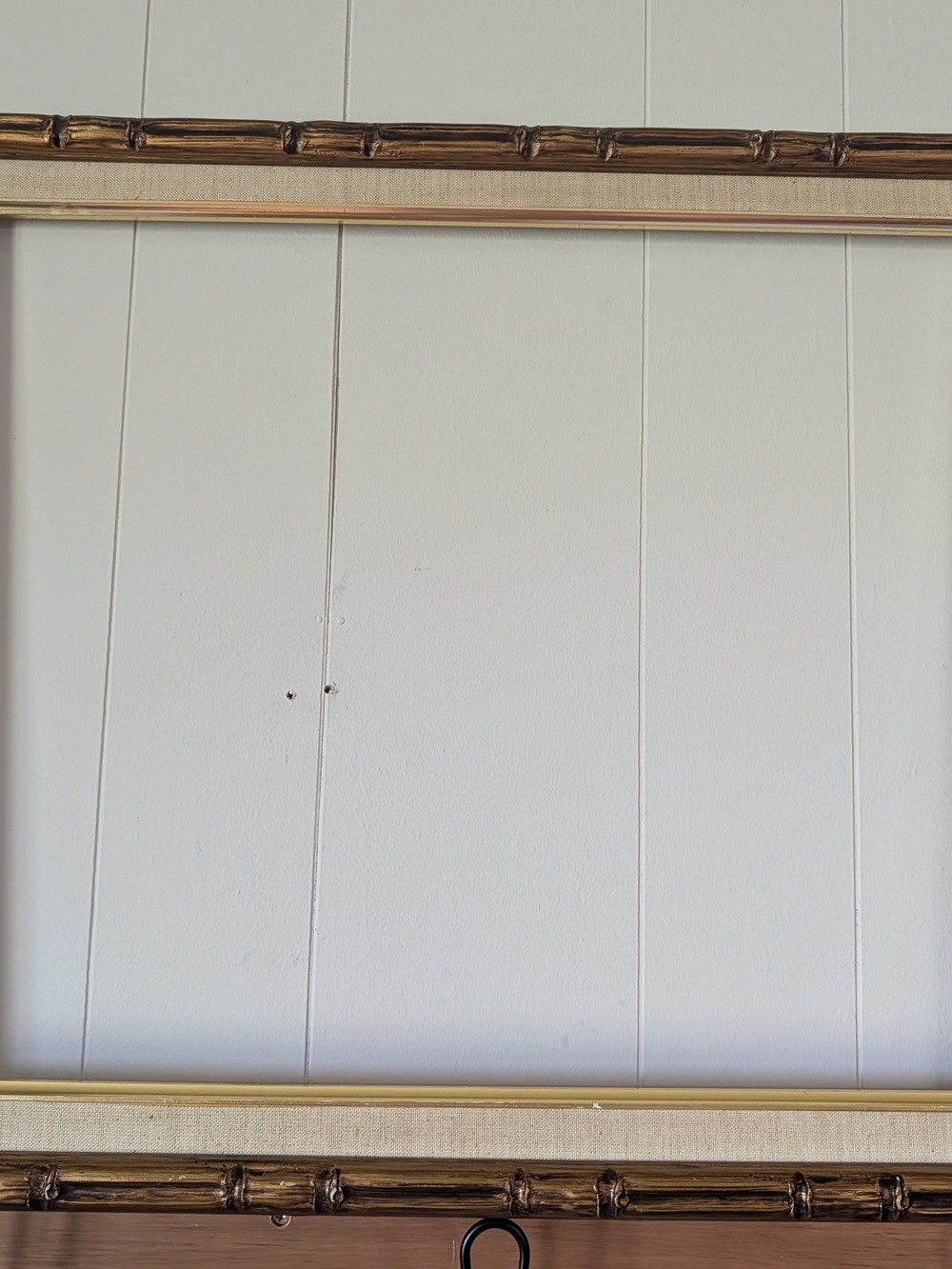 Neutral Beige and Gold Decorative Wall Frame - Unbranded